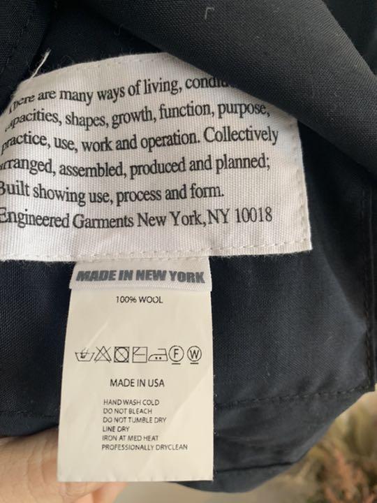 人気新番 タグ付き新品未使用 engineered garments sKjH2-m50839214807 2022安い