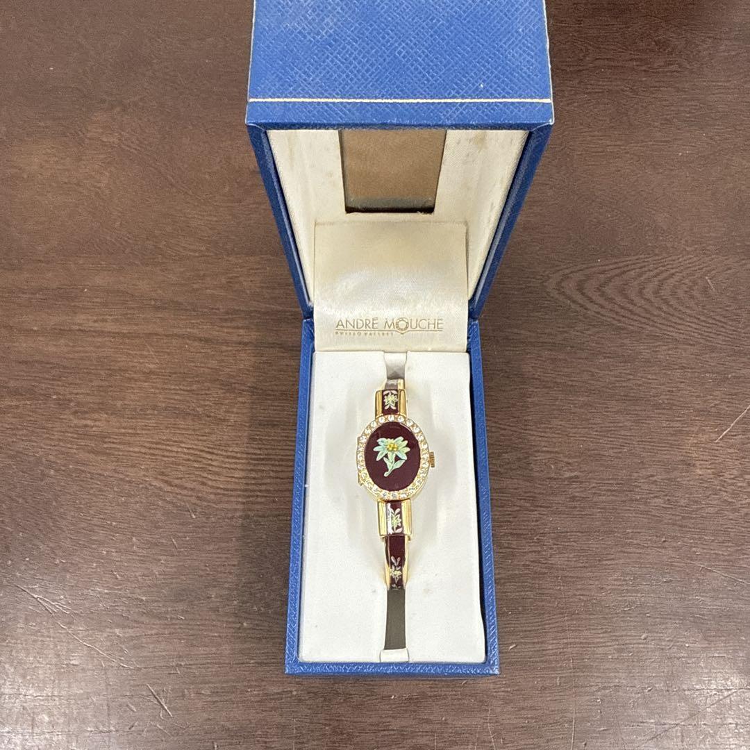AndreMouche アンドレムッシュ スイス製 バングル腕時計 - メルカリ