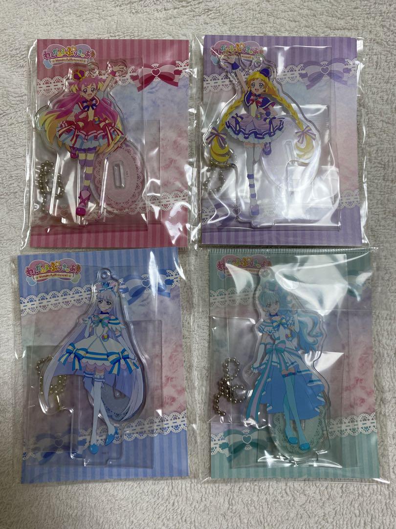 わんだふるぷりきゅあ　スカイガーデン　アクリルスタンドキーホルダー　4種