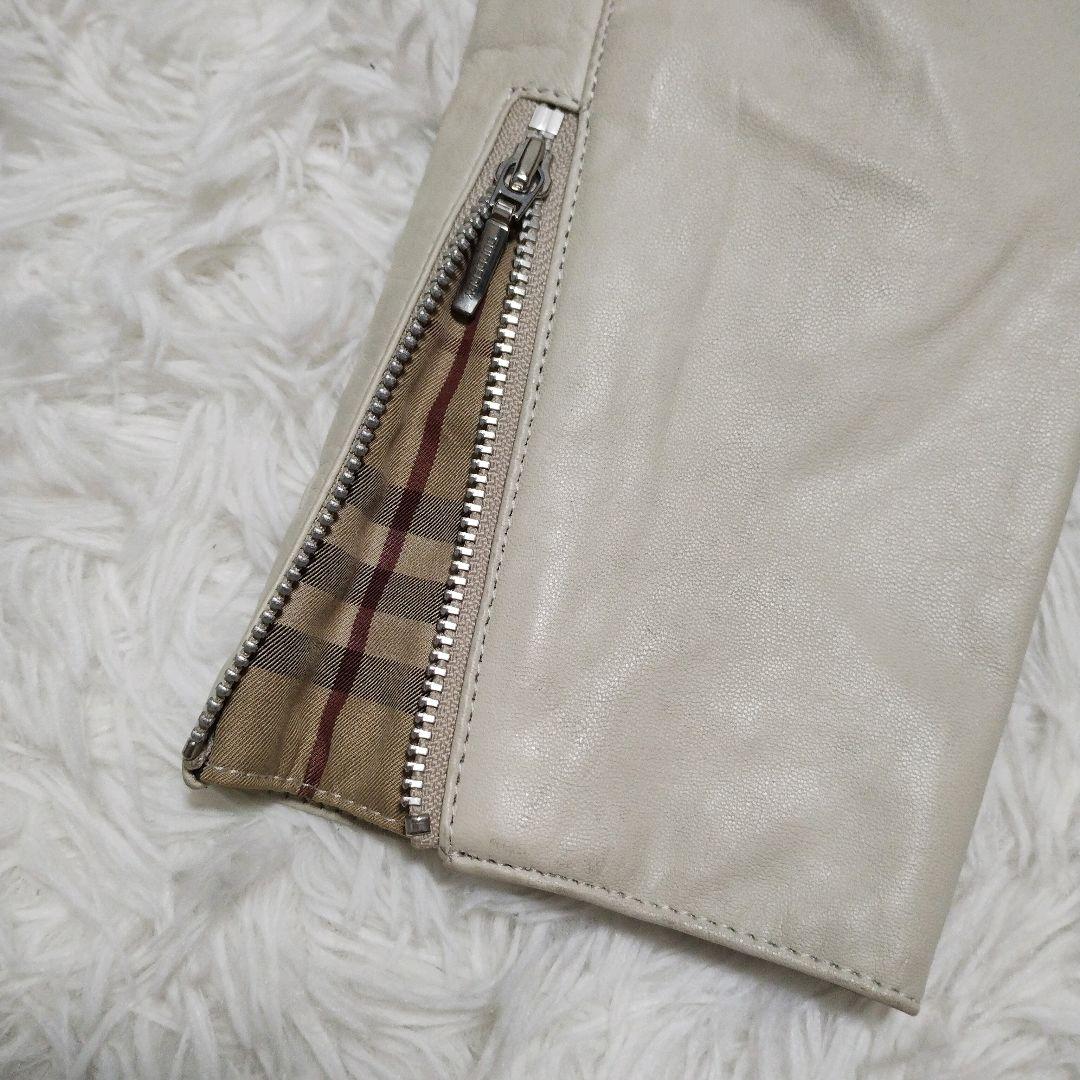 【美品】バーバリーブラックレーベル レザージャケット Ｍサイズ BURBERRY