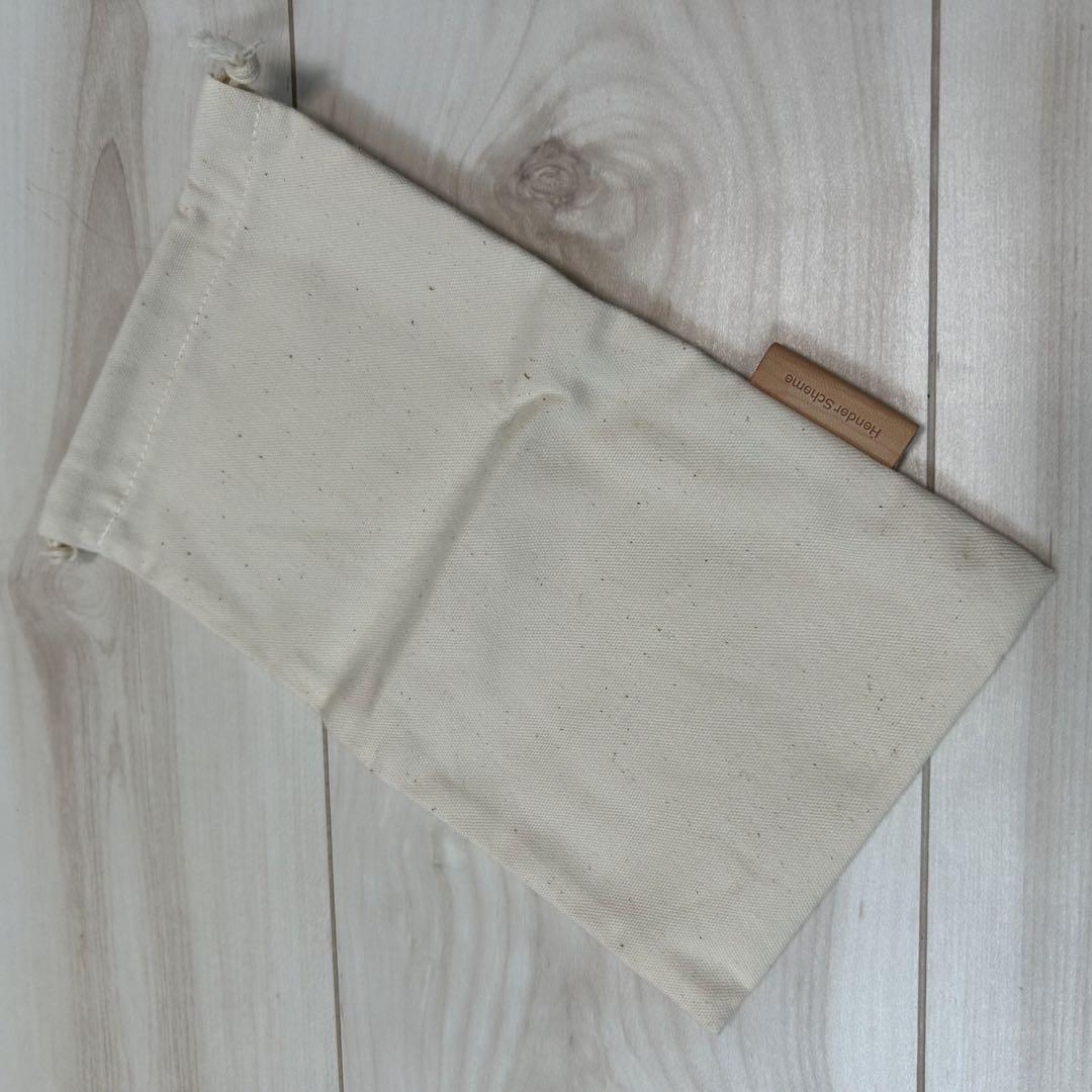 【使用2回美品】エンダースキーマ trifold wallet 黒　三つ折り財布