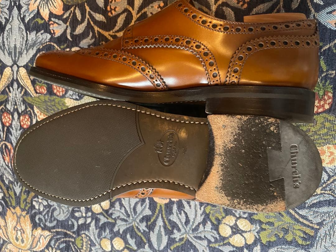 Church's ブラウン ダブルモンクストラップシューズ サイズ37 Church's ブラウン ダブルモンクストラップシューズ サイズ37