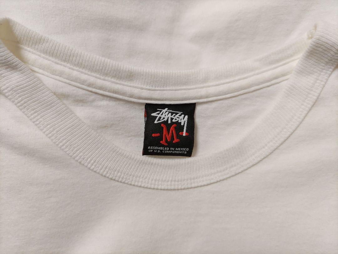 STUSSY白INC.FRESH GEAR長袖TシャツMサイズ紺色ロンＴネイビー