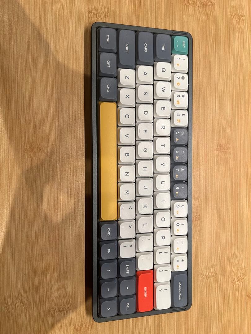 NuPhy Air60 ワイヤレスキーボード 茶軸