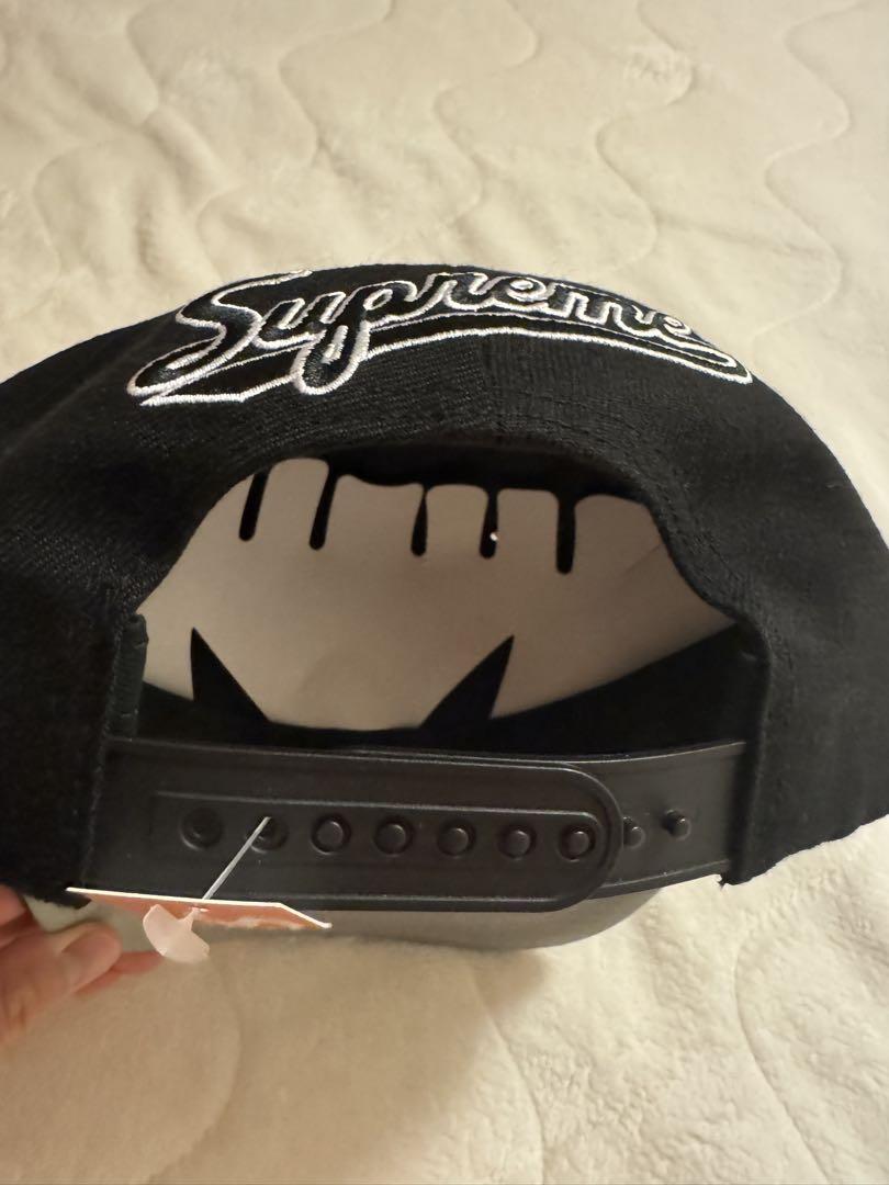 応援グッズ Supreme World Famous S Logo 6-PanelBlack