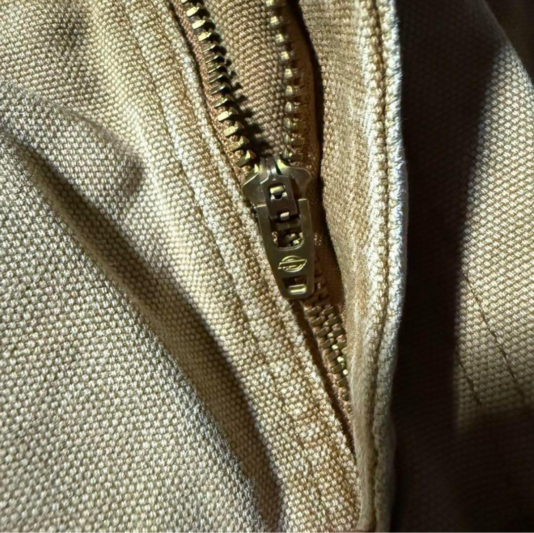 DickiesペインターワークパンツW32L32ブラウンベージュ古着フェード希少