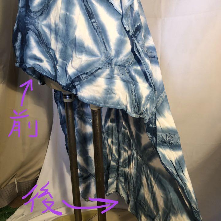 定番人気格安 藍染めcolorタイダイ染め 変形ワンピース 1nkAv-m50854465501 HOT安い