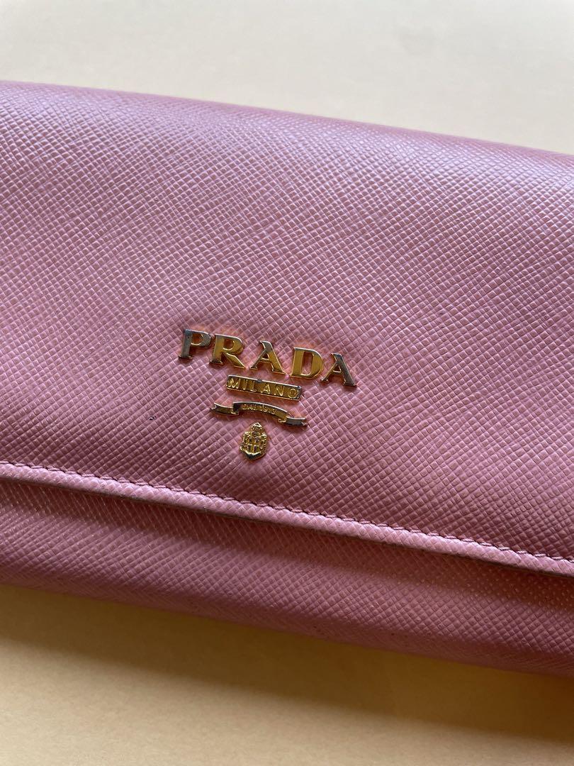PRADA ピンク　長財布