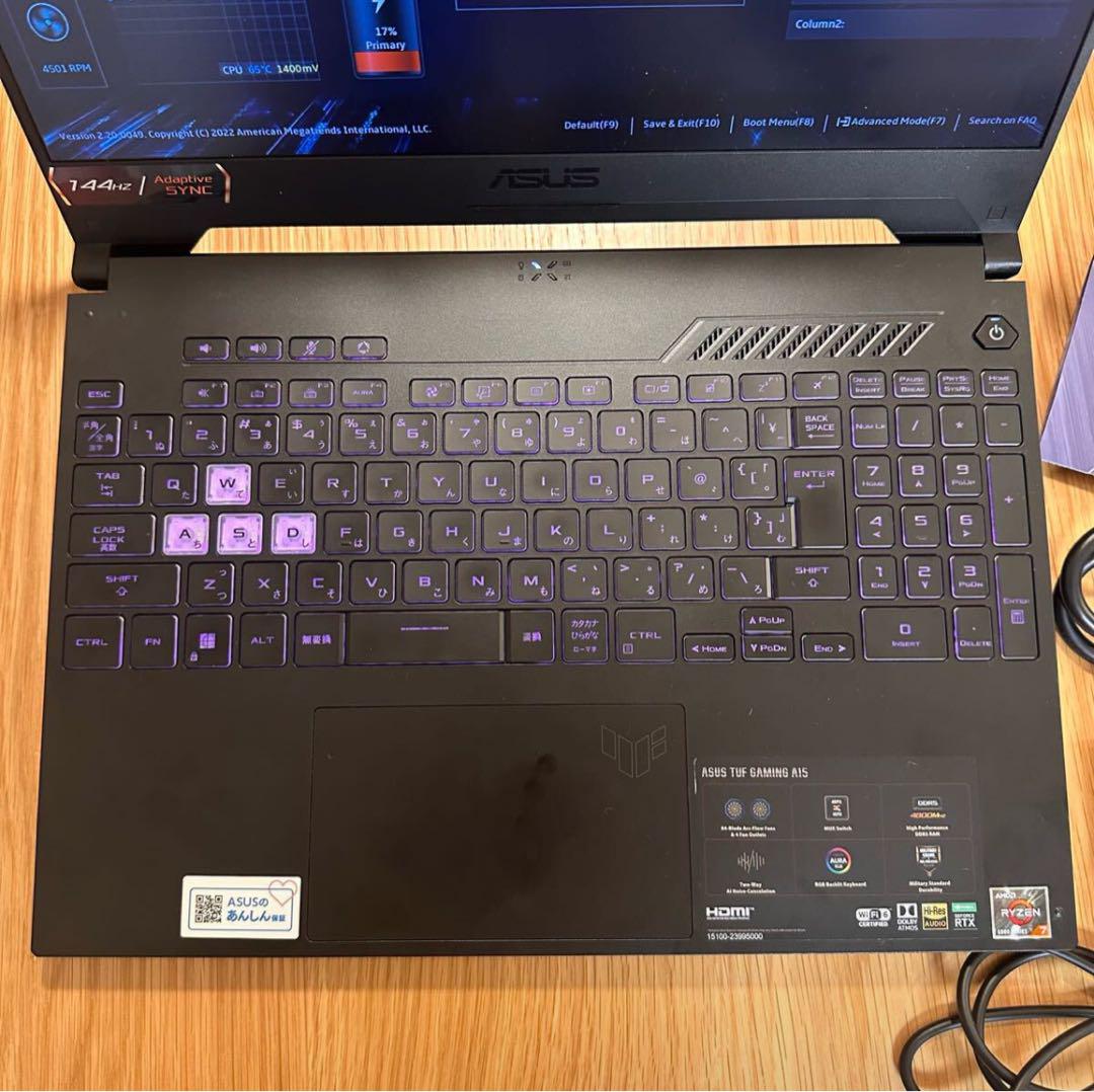 ASUS TUF Gaming A15 ゲーミングノートPC - メルカリ
