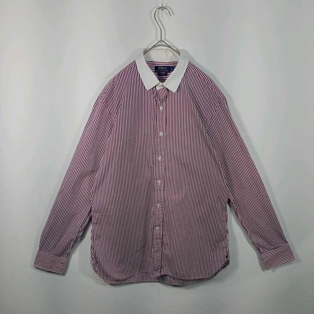 Ralph Lauren ラルフ SLIMFIT 長袖ワイシャツストライプ