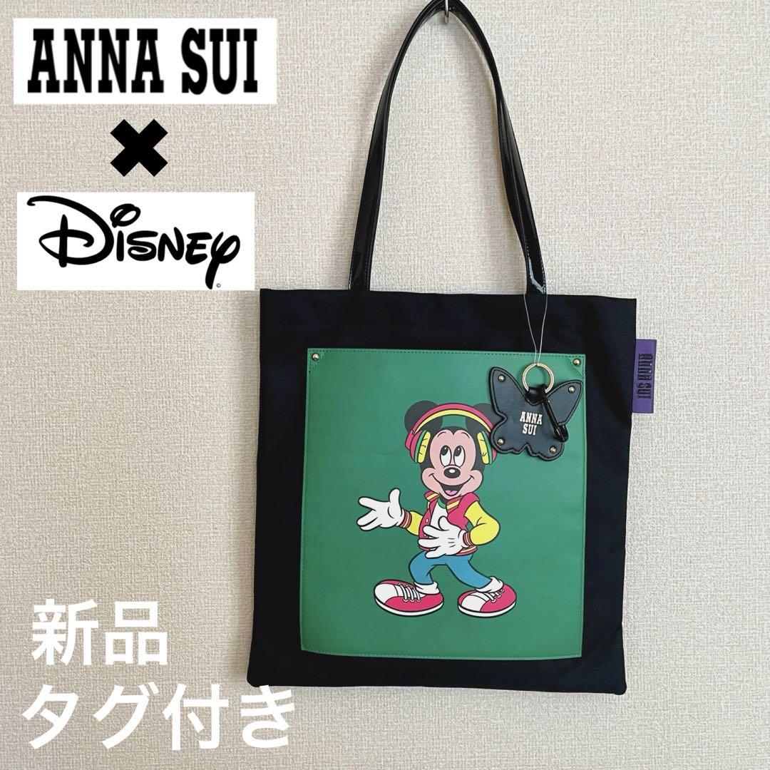 ANNASUIトートバッグ　レトロミッキー　キャンバス　A4 MacBookも！