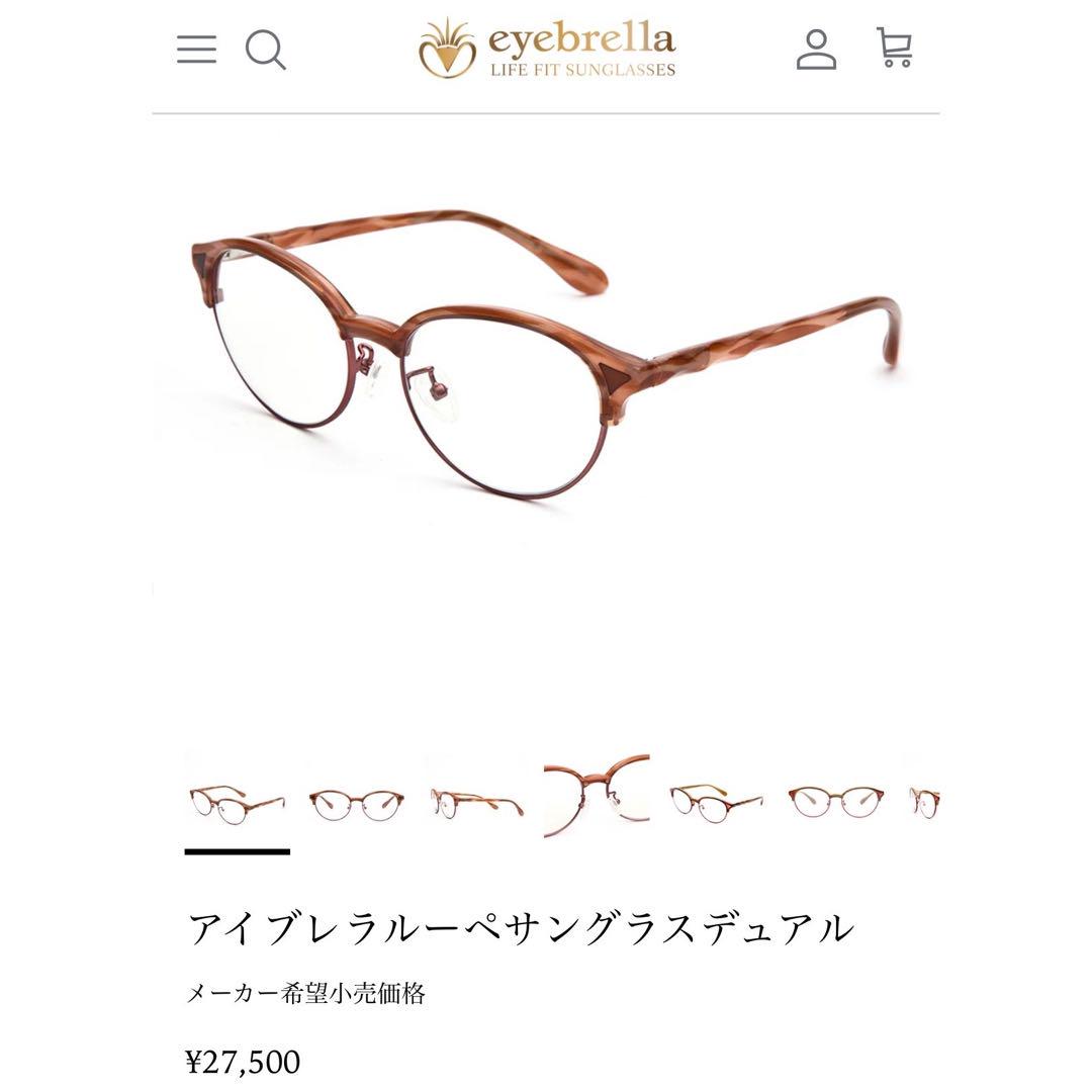 拡大鏡付きレンズ eyebrella