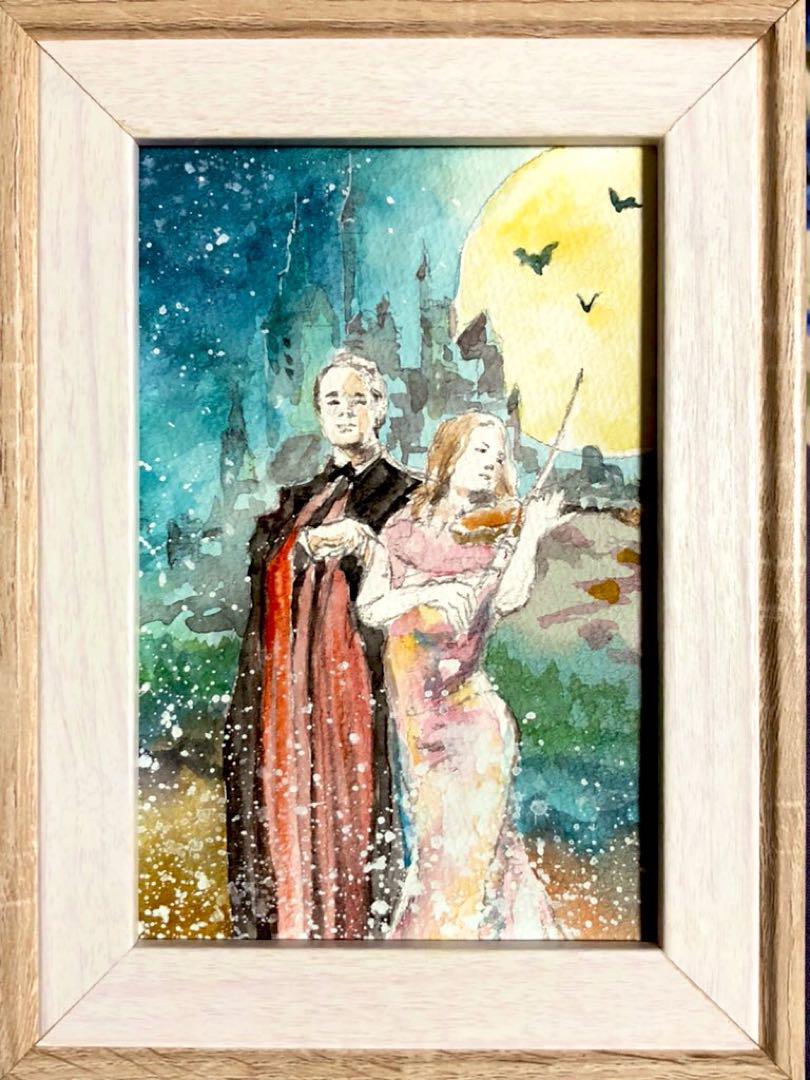絵画　油絵　一点物　人物　micchan作 No.19 絵画一点物少女micchan作