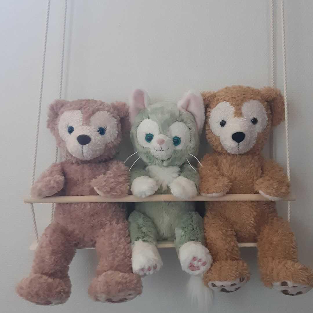 ダッフィー　ぬいぐるみ　３人用　ブランコ✨