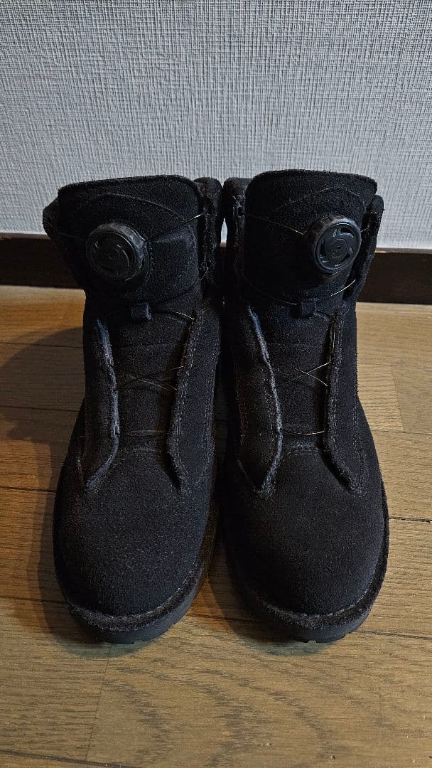 danner ダナーライト ブラック スエード ブーツ boa