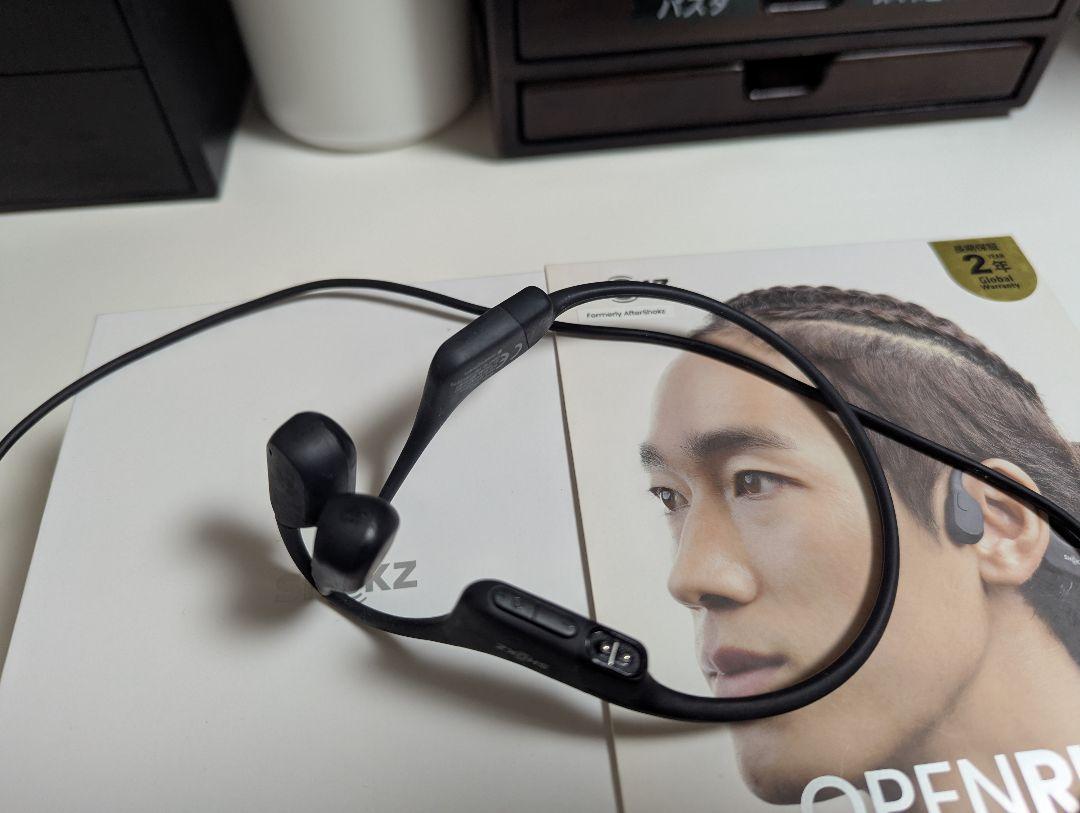 SHOKZ OpenRun S803 ブラック 骨伝導イヤホン