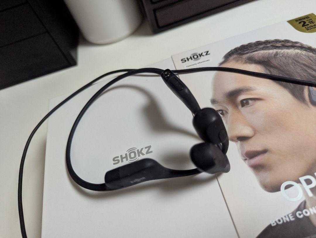 SHOKZ OpenRun S803 ブラック 骨伝導イヤホン