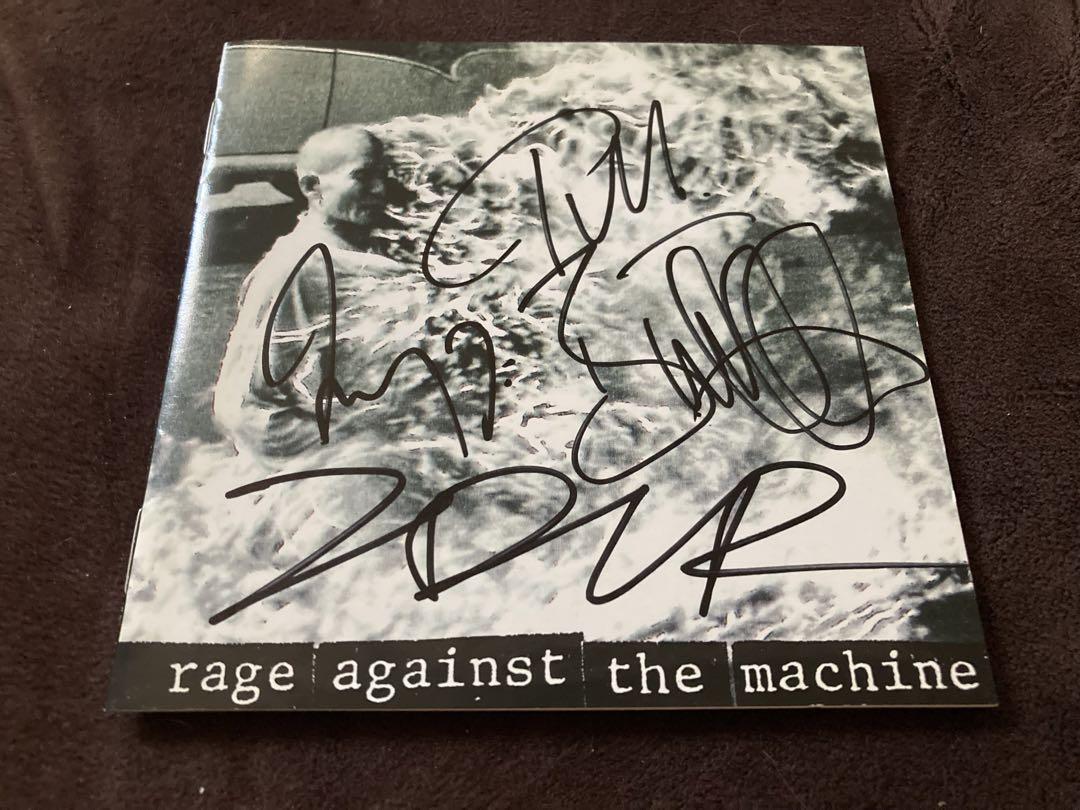 RAGE AGAINST THE MACHINE (ザック) サイン入りCD Rage Against The Machine Self Titled 1st Print? Rap Rock