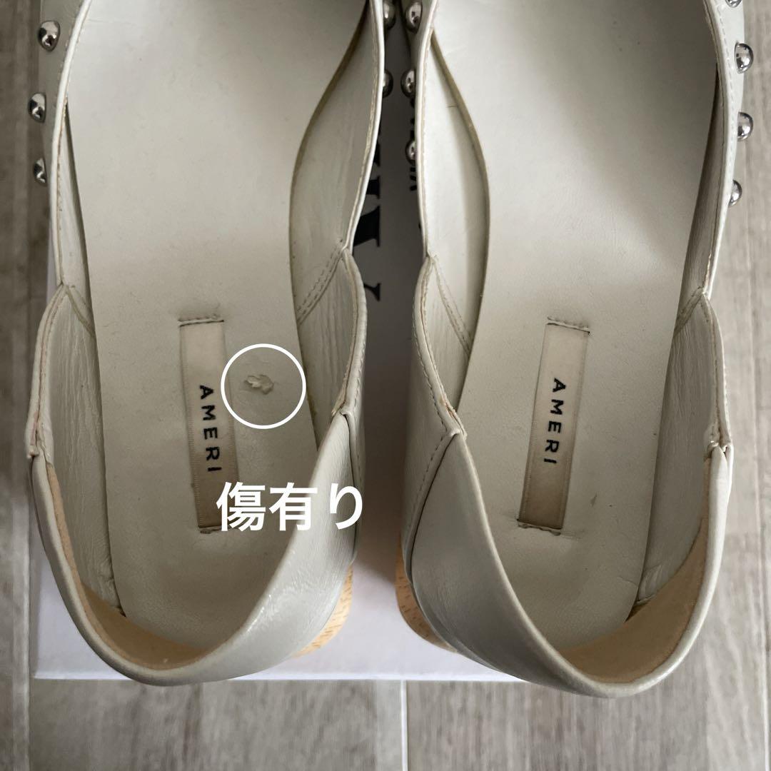 AMERI スタッズウッドバブーシュ