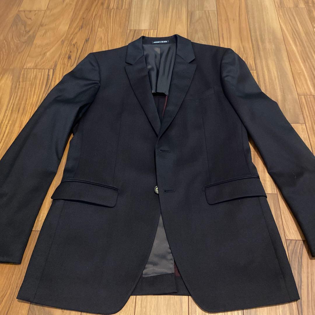 PERSON'S FOR MEN ダークネイビー ビジネススーツ