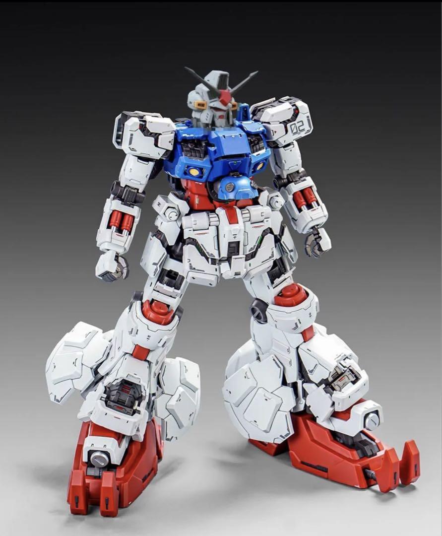 1/100 GP-02A 試作2号機水転発光ユニット・彩透外装,普通外装、武器 1/100 GP-02A ガンダム試作2号機 サイサリス 発光ユニット付き