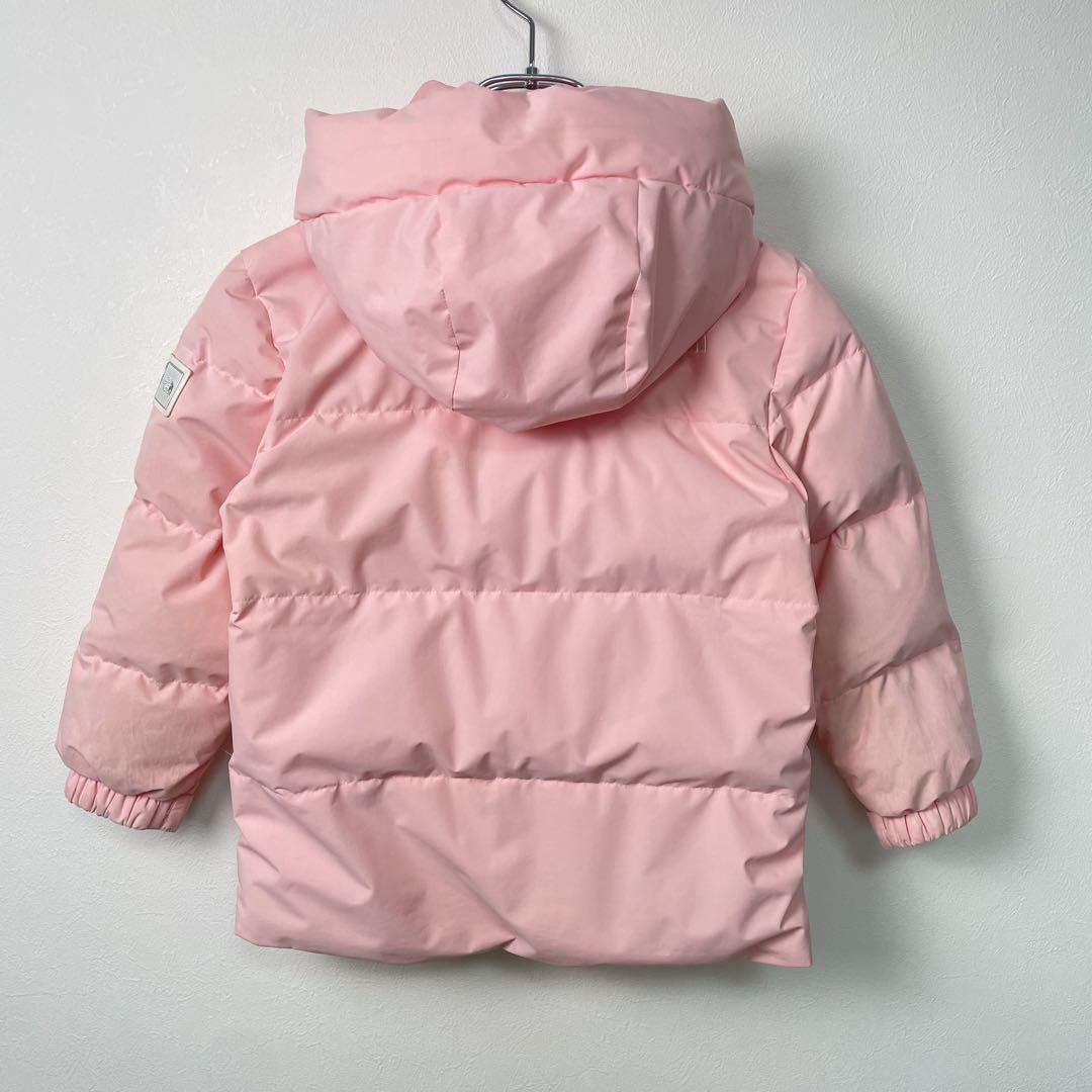 【美品】ノースフェイス キッズ ダウンジャケット ピンク 110サイズ THE NORTH FACE ザ・ノース・フェイス キッズ ダウンジャケット