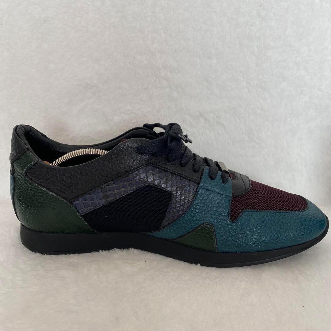 BURBERRY♡バーバリー　お洒落なメンズ本革スニーカー　42 27cm位