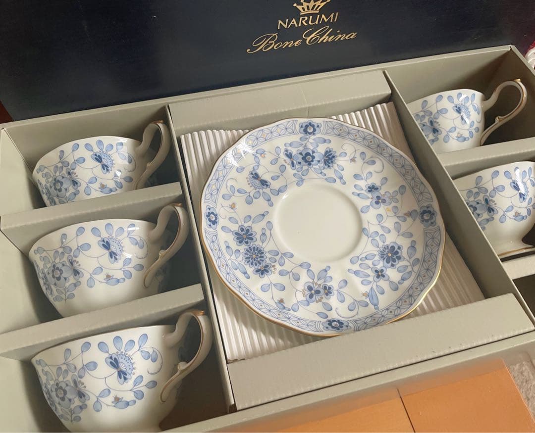 NARUMI ナルミ ミラノ ティー カップ＆ソーサー 5客