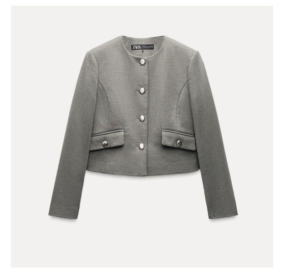 ZARA】メタルボタンブレザー タグ付き 新品 - メルカリ