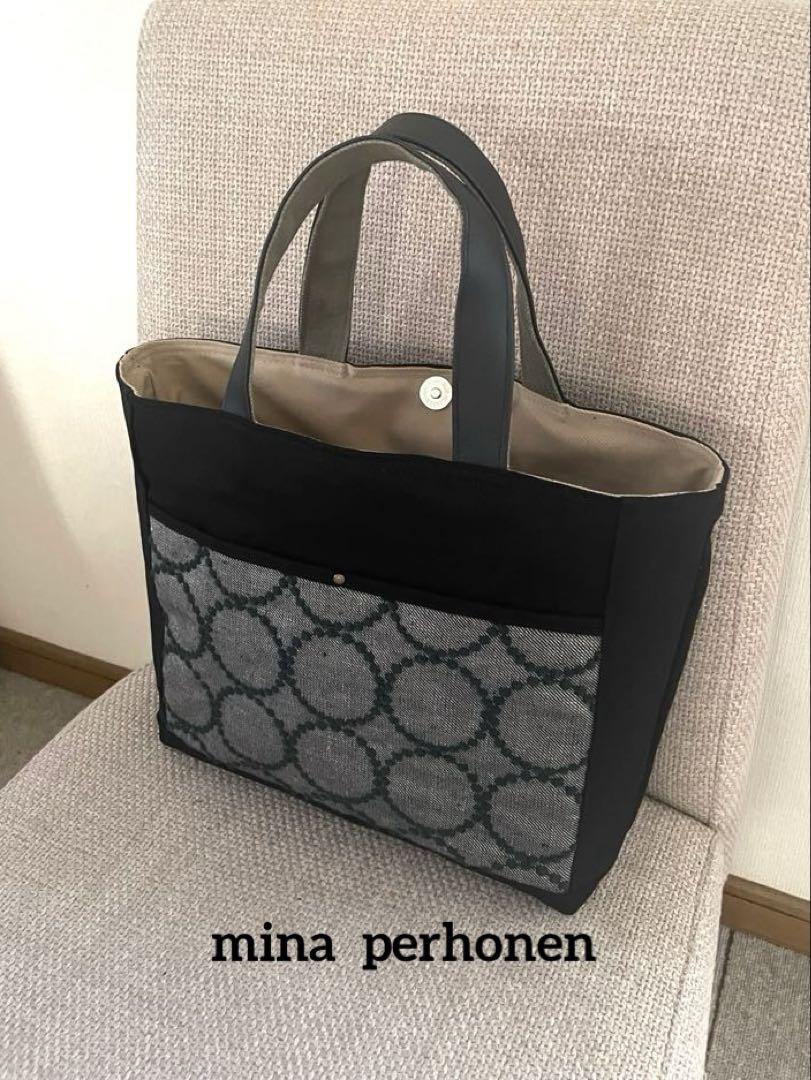 ミナペルホネン トート バッグ ハンドメイド タンバリン - メルカリ
