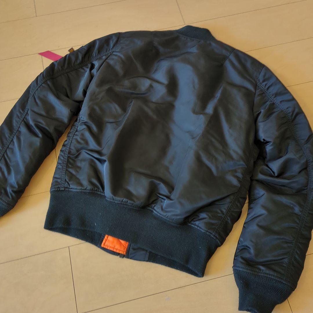 ALPHA アルファインダストリーズ MA-1タイトフィット M ブラック