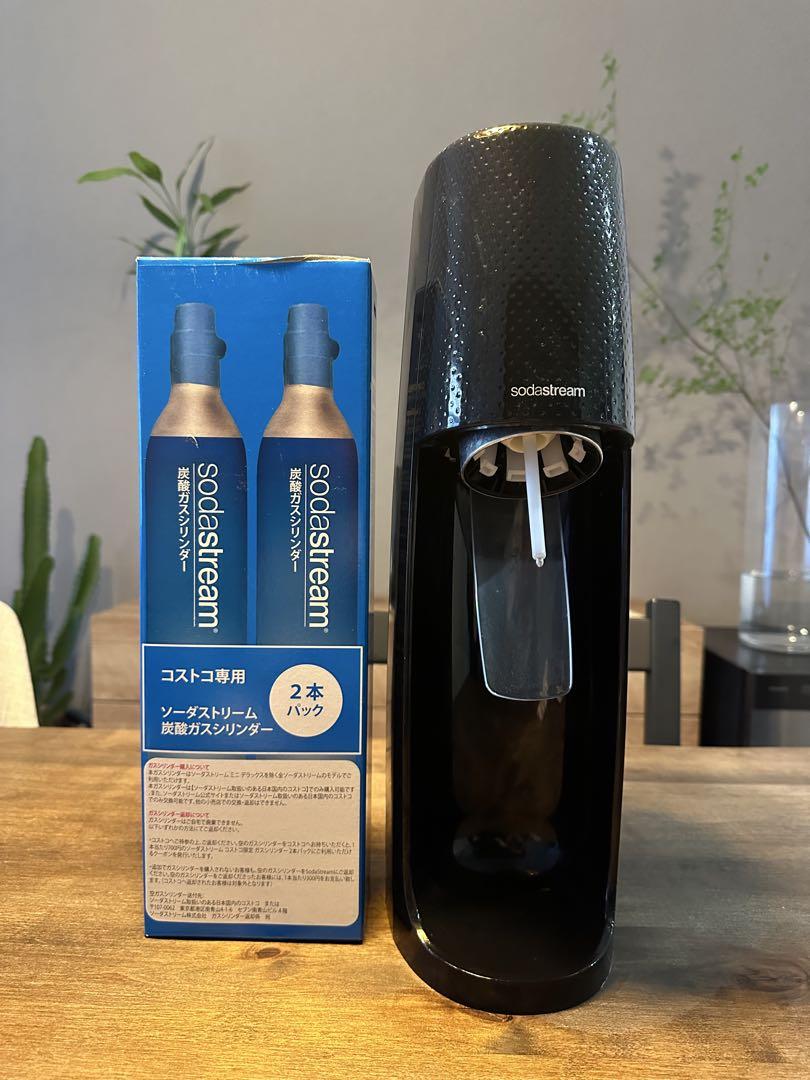 sodastream 炭酸水メーカー 炭酸シリンダー、ボトル2本付き