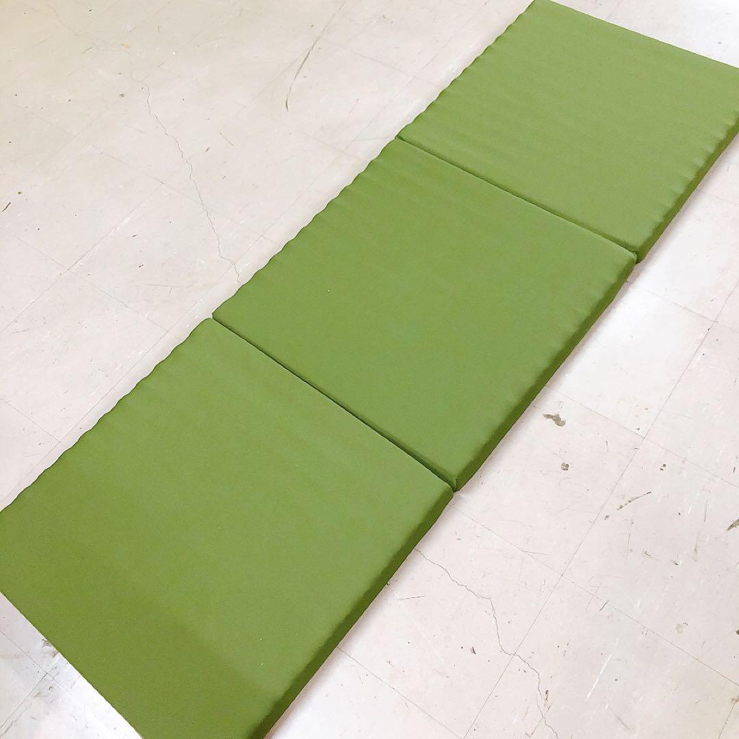 nishikawa 西川 ごろ寝マット 60cm×180cm グリーン 収納袋付