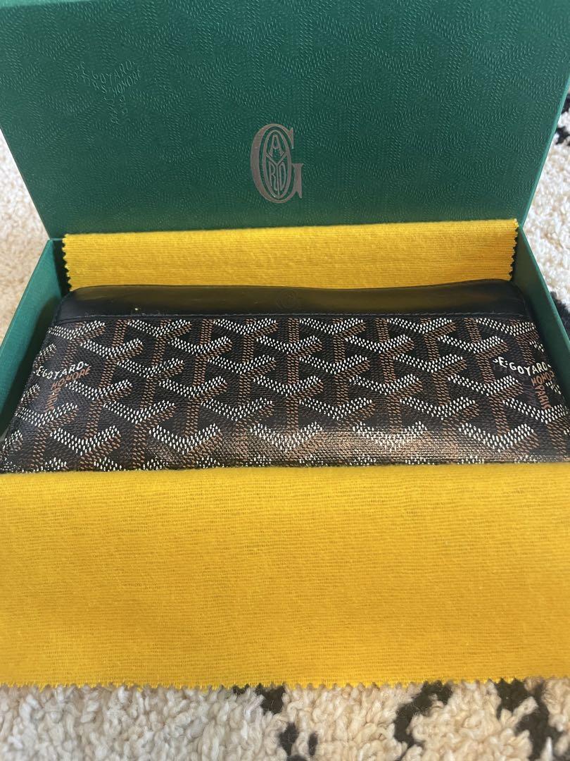 【値下げ依頼者】Goyard レザー長財布　黒
