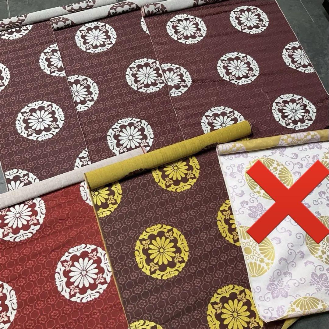 【超お得！】金襴生地有職紋様5本セット
