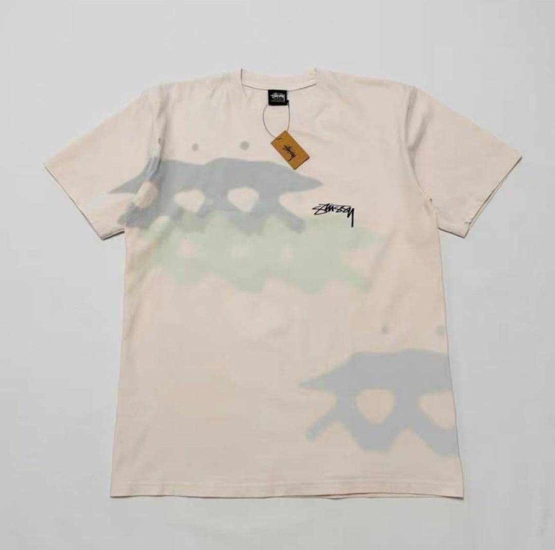 ステューシー ベージュ Tシャツ M