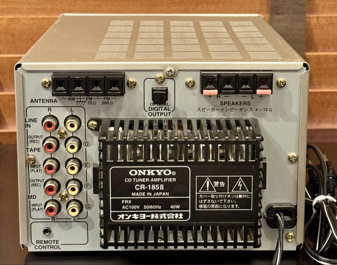 商談中！整備済動作品！名機オンキョーONKYO CR-185II 送料込 ワケアリセール！整備済動作品！名機オンキョーONKYO CR-185II