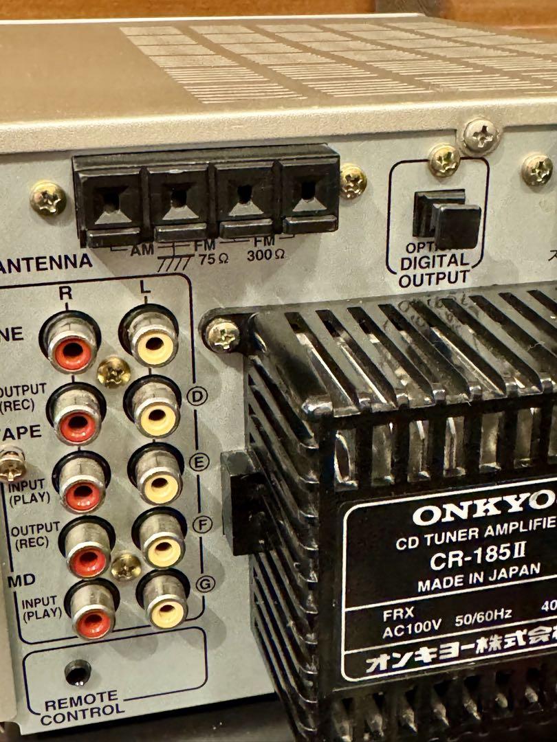 専用出品！整備済動作品！名機オンキョーONKYO CR-185II 送料込 ワケアリセール！整備済動作品！名機オンキョーONKYO CR-185II