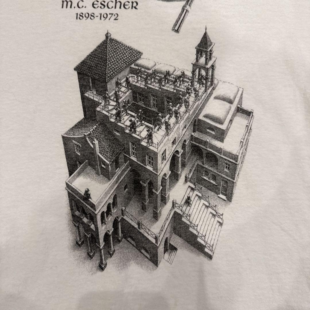 M.C ESCHER エッシャー ART アート ロンt サイズL