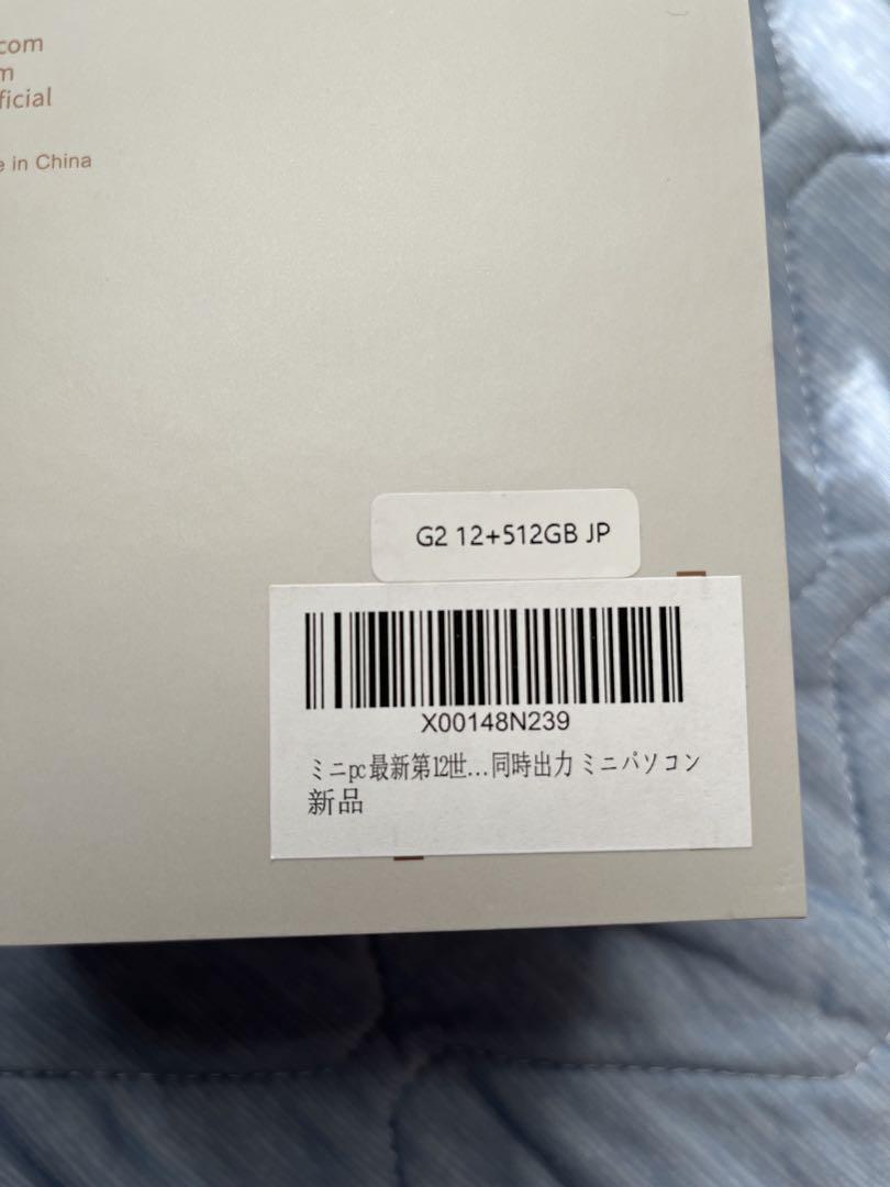 NucBox G2 ミニPC N100 12GB 512GB