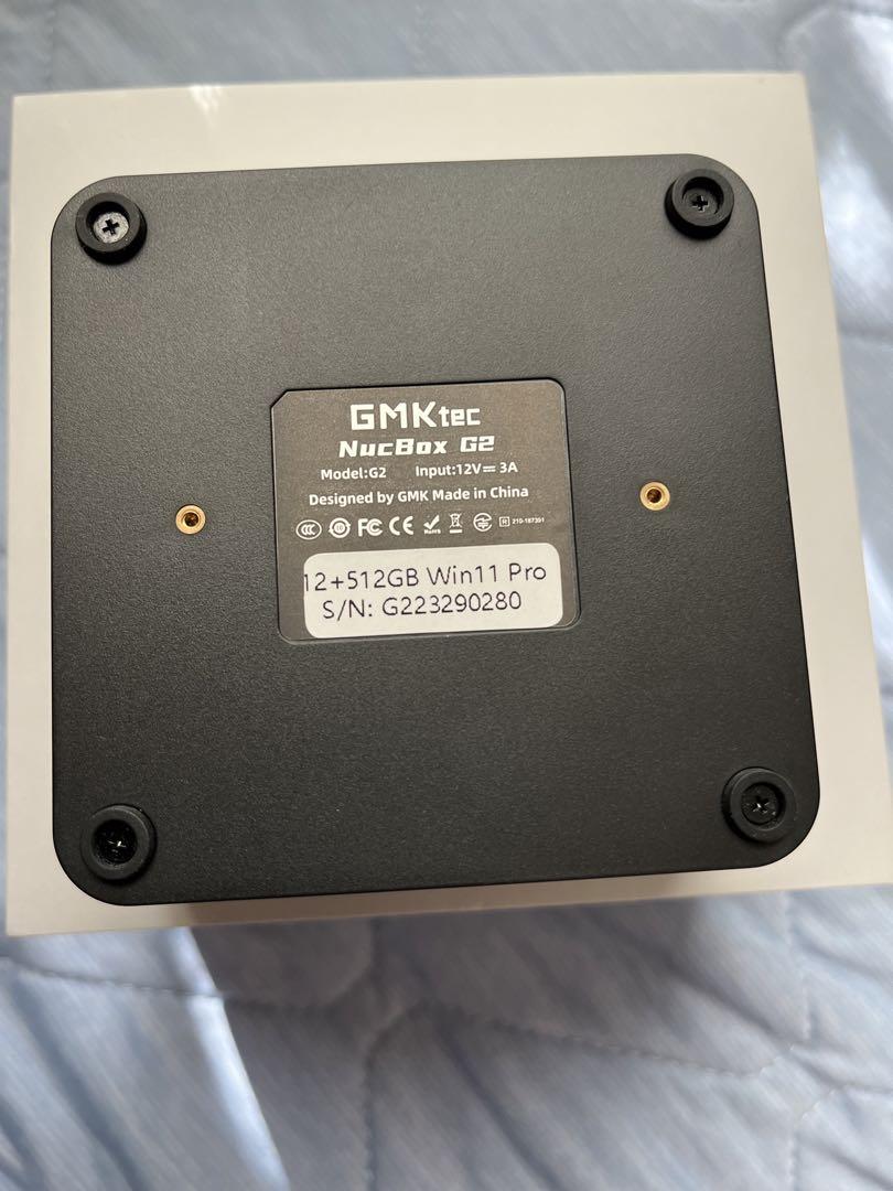 NucBox G2 ミニPC N100 12GB 512GB