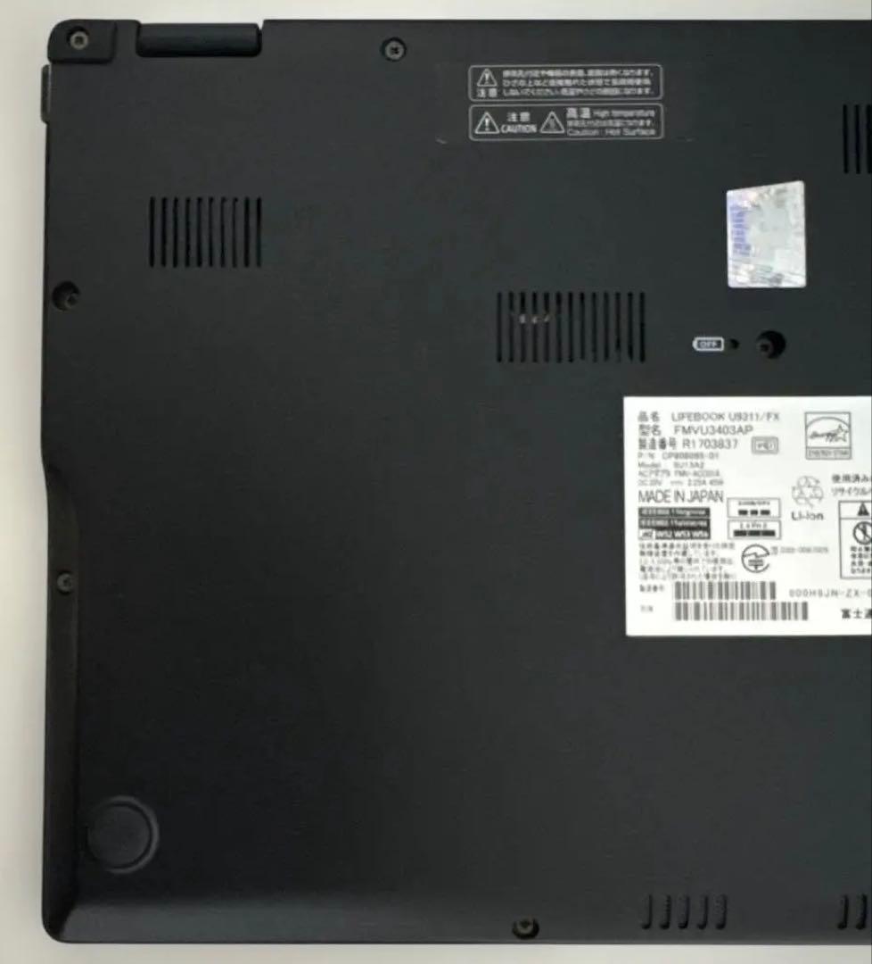 【美品】富士通モバイル超軽量ノートパソコンU9311/FX初期設定済⭐︎Win11 【美品】富士通モバイル超軽量ノートパソコンU9311/FX初期設定済⭐︎Win11