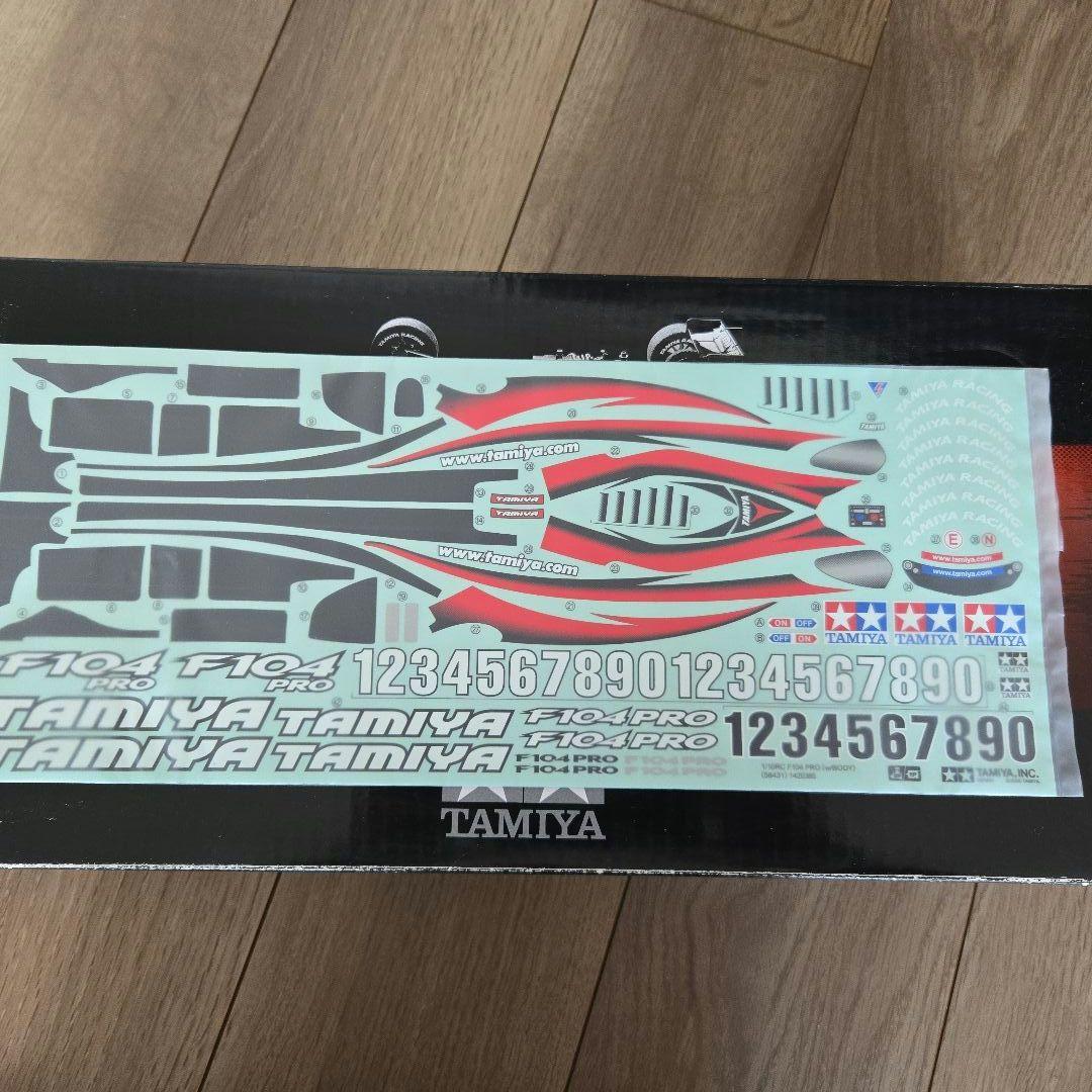 【未走行】TAMIYA F104 PROシャーシ フォーミュラチューンモーター付