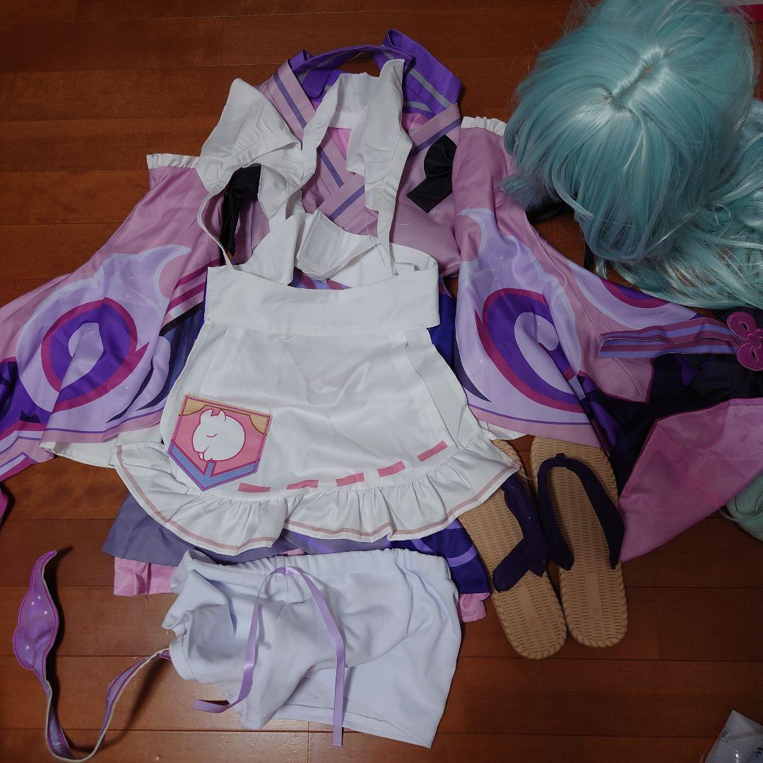 原神 夢見月瑞希 コスプレ衣装 ウィッグ 靴付き フルセット