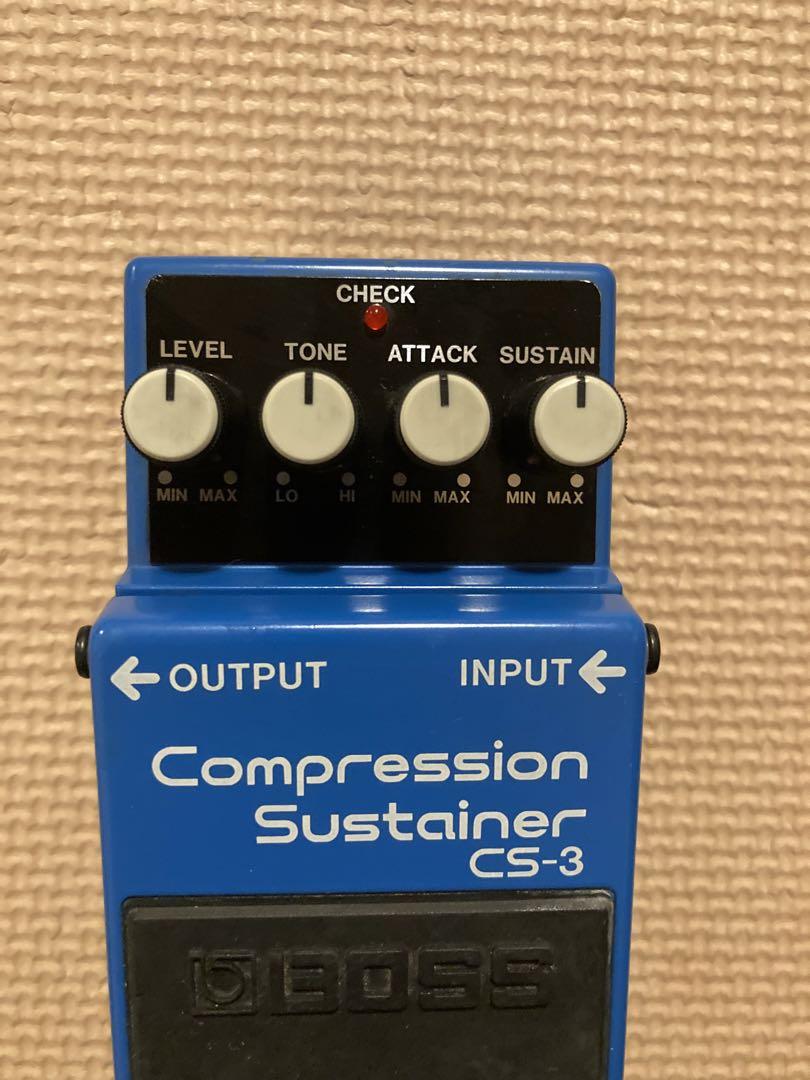 【美品！】BOSS CS-3 ACAアダプタ対応 コンプレッサー