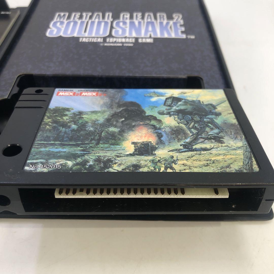 希少 KONAMI メタルギア2 SOLID SNAKE MSX2 MSX2+ - メルカリ