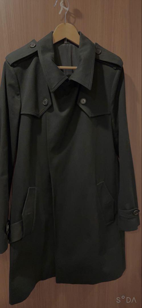 DIOR hommeトレンチコート黒