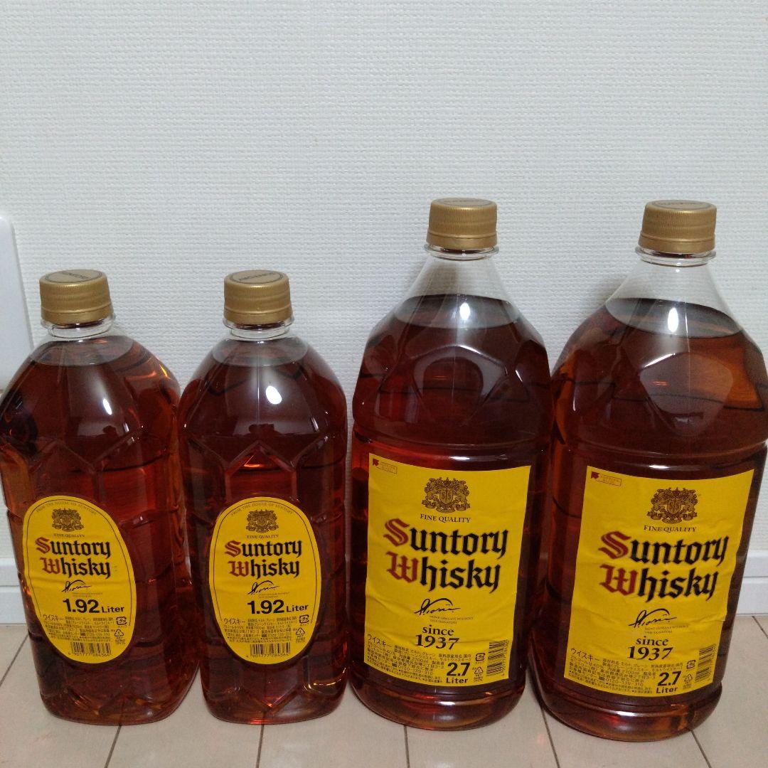 サントリー　ウイスキー　角　1.92L 2.7L 角瓶　4本