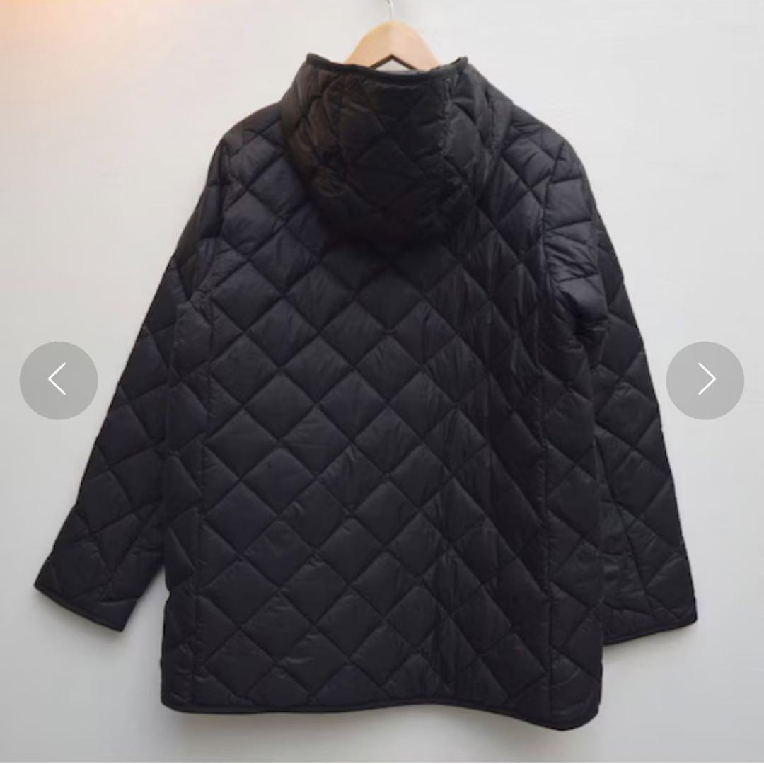 美品■Gymphlexハンドキルトダウンフードジャケット■L size