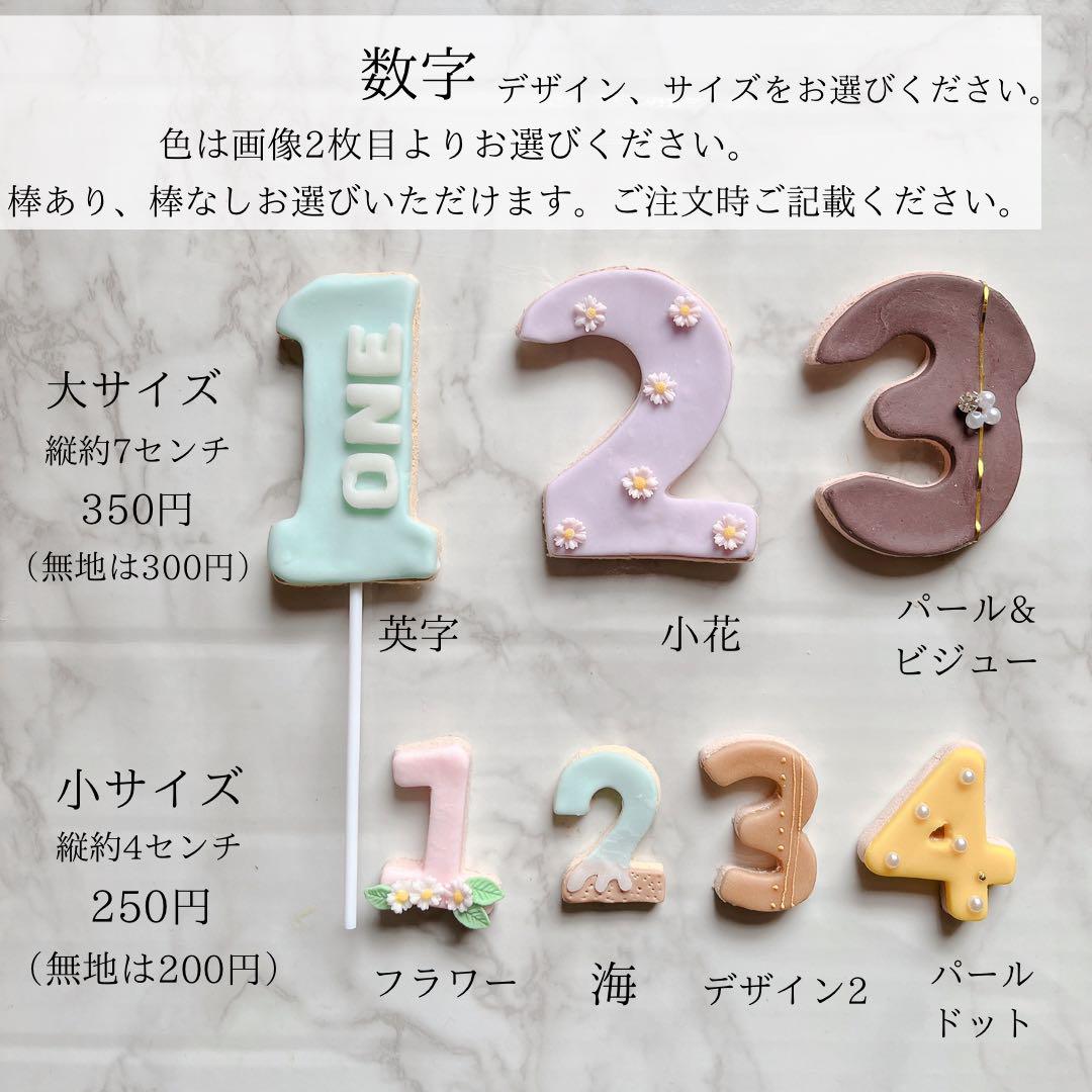 aiページ　クレイケーキ　フェイクスイーツ　名前アイシングクッキー